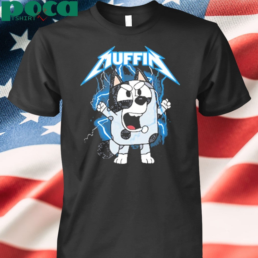 Bluey Muffin Metal Tie Dye Shirt