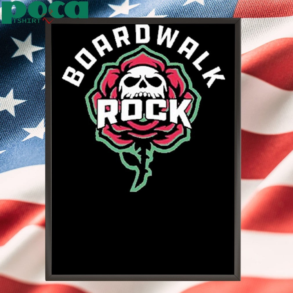 Boardwalk Rock At Ocean City MD On May 17-18 2025 Rose Lineup Skeleton shirt