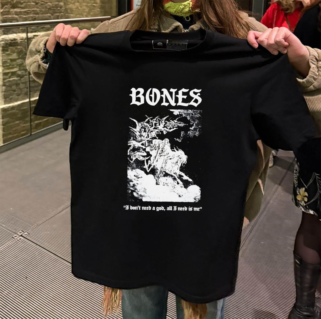 Bones I Don’t Need A God Angel Illustration shirt