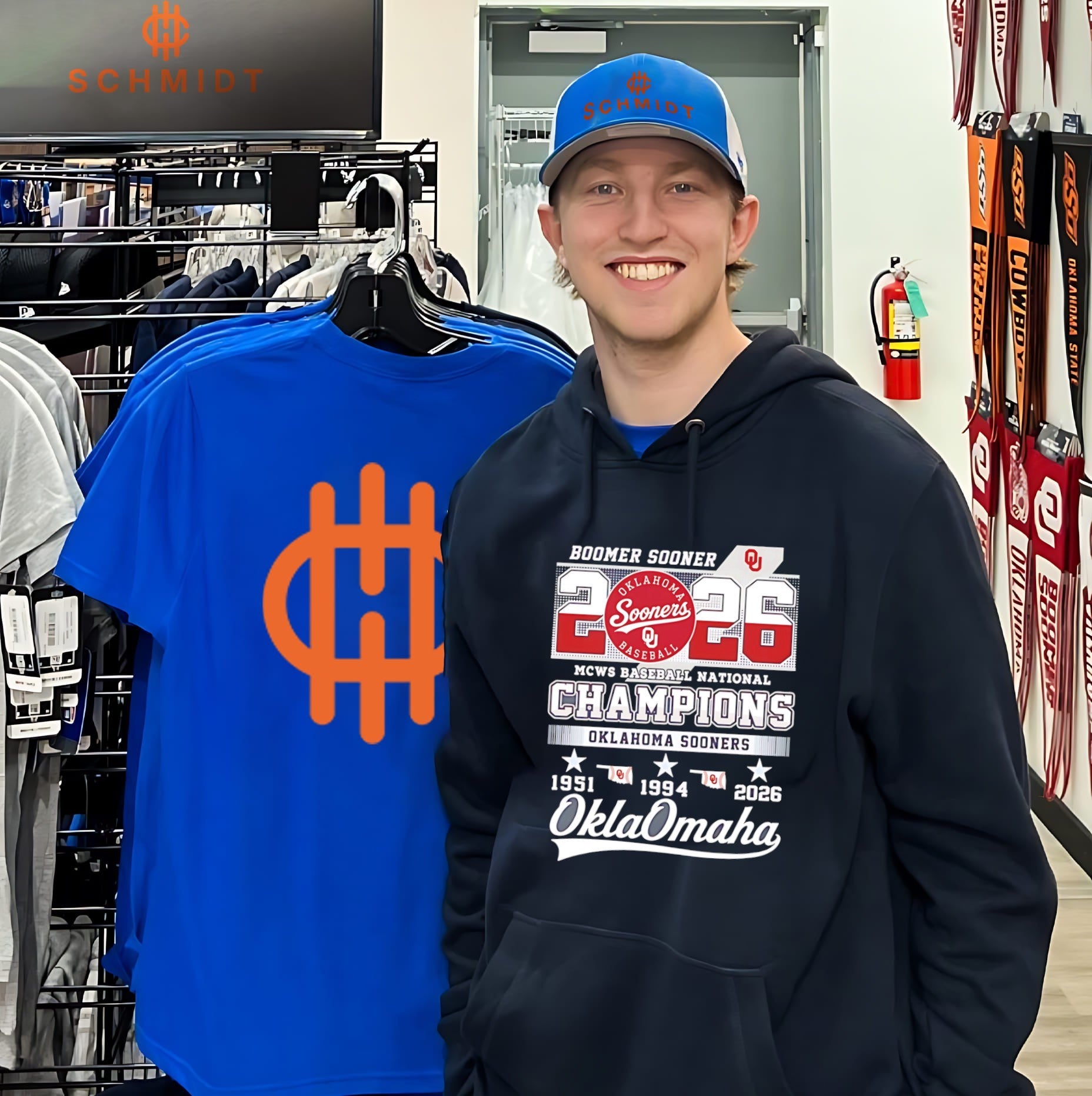 Boomer sooner Oklahoma Sooners 2026 MCWS Baseball National Champions OklaOmaha shirt
