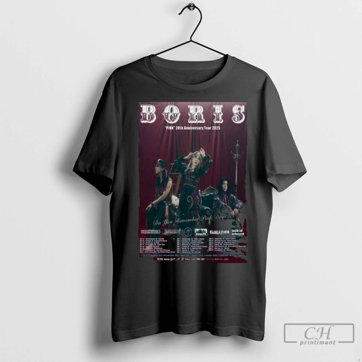 Boris Pink 20th Anniversary Tour 2025 Long Sleve
