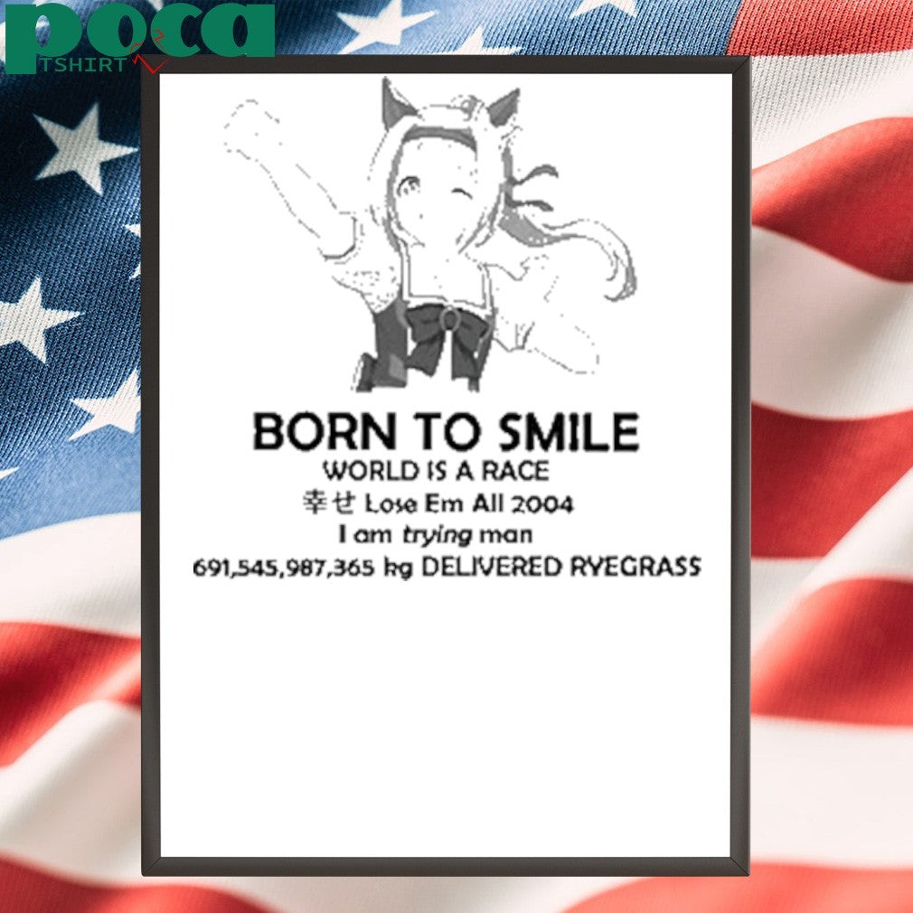 Born To Smile World Is A Race Lose Em All 2004 T-shirt