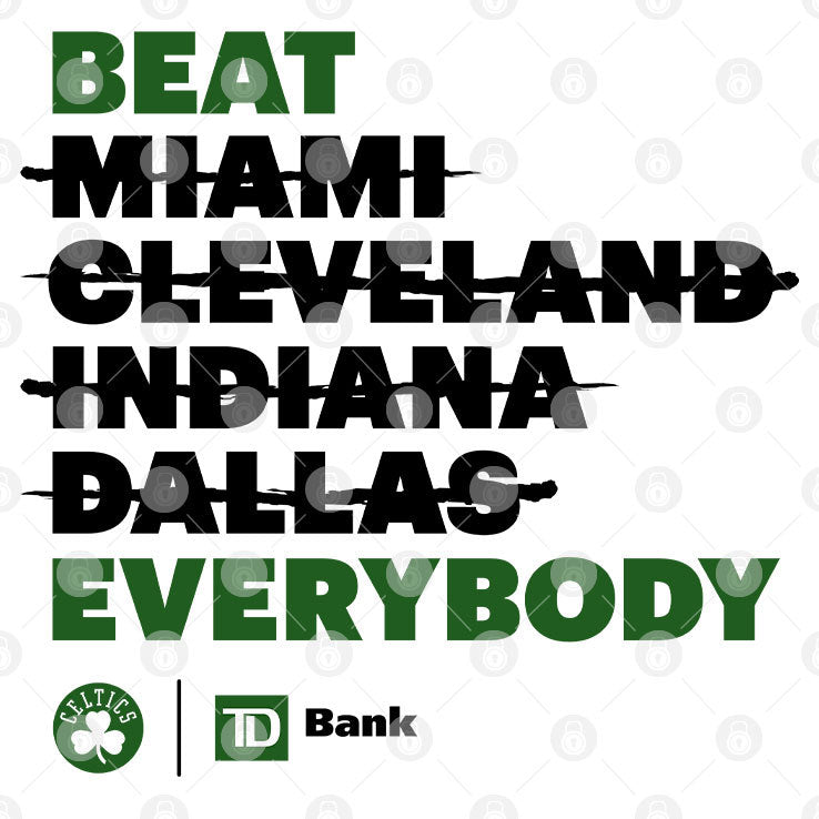 Boston Celtics Beat Everybody Shirt