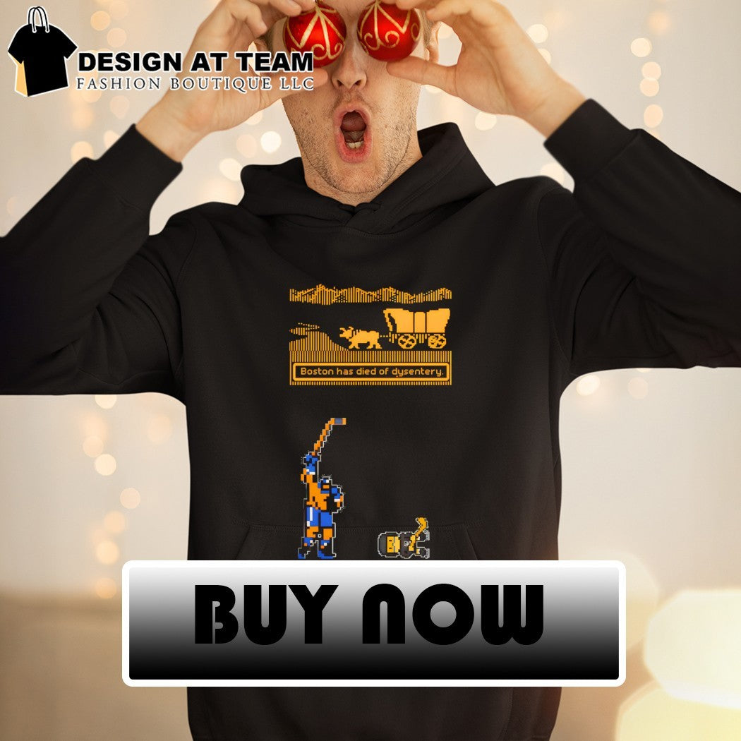 Boston has died of dysentery 8bit shirt