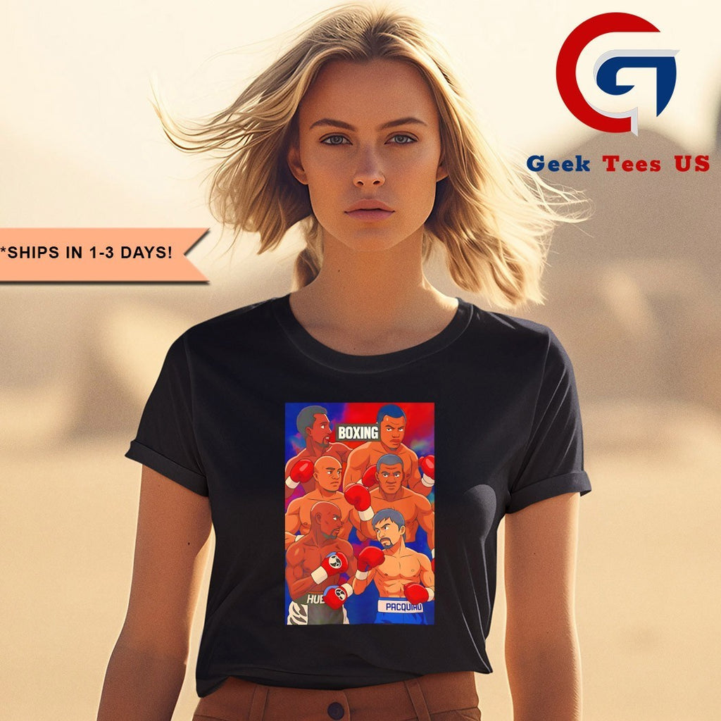 Boxing inspired graphic shirt