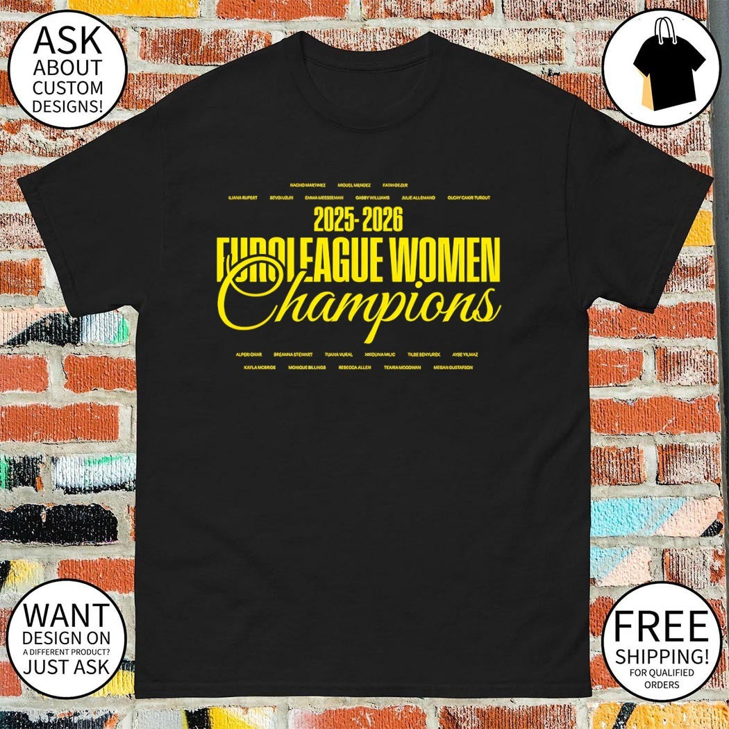 Breanna Stewart Emma Meesseman EuroLeague Women Champions 2025-2026 shirt
