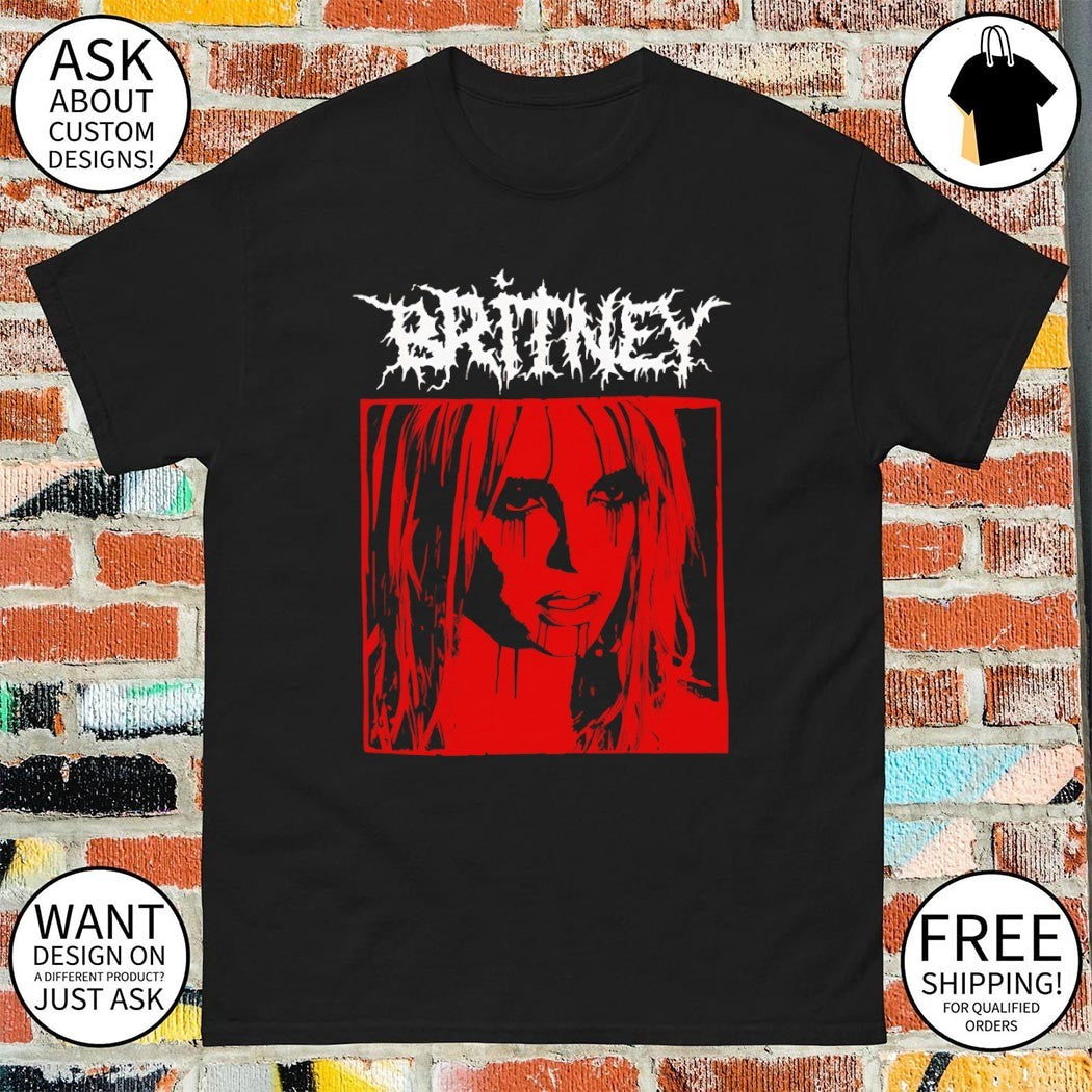 Britney Black metal t-shirt