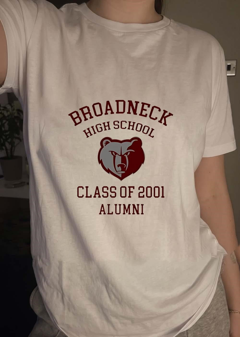 Broadneck High School Alumni 2001 Bear Apparel T-Shirt