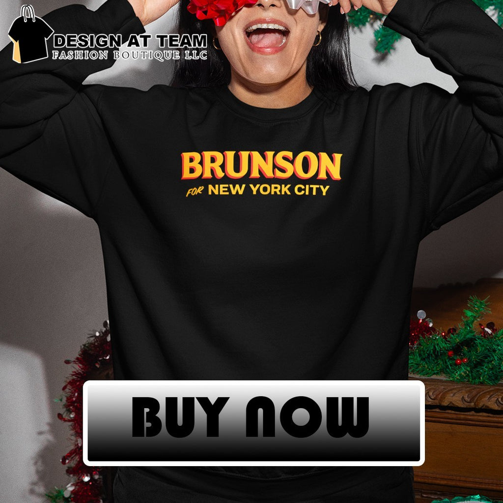 Brunson for NYC Zohran Parody Jalen Brunson Knicks basketball shirt