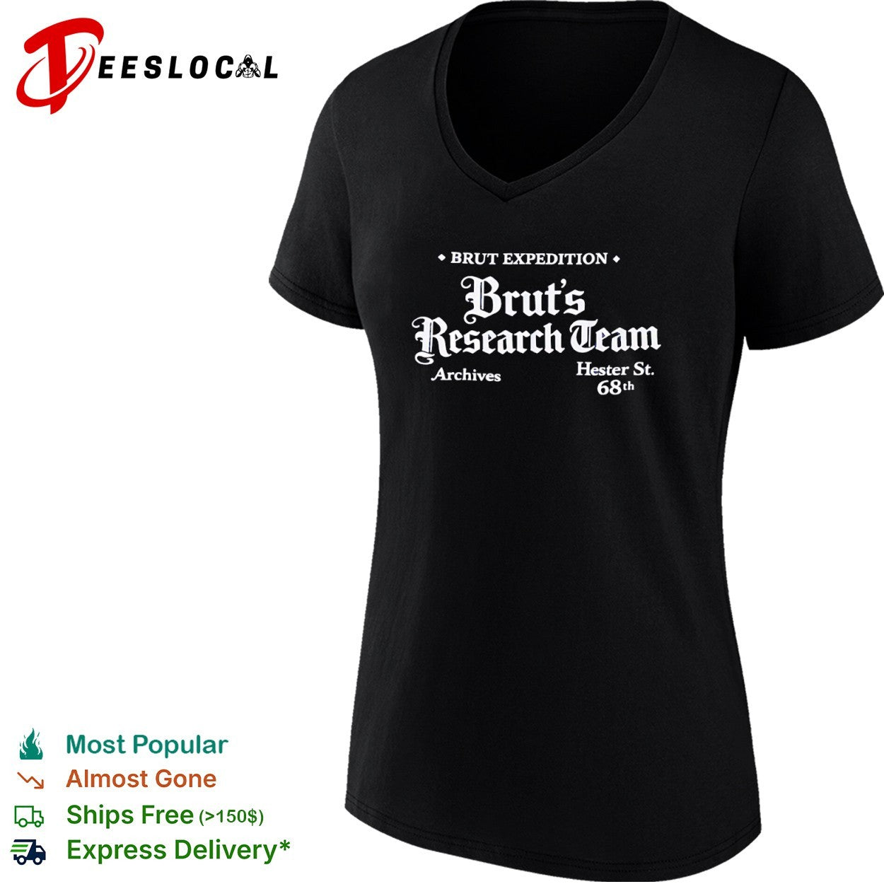 Brut Expedition Bruts Research Team Archives Hester St 68th shirt