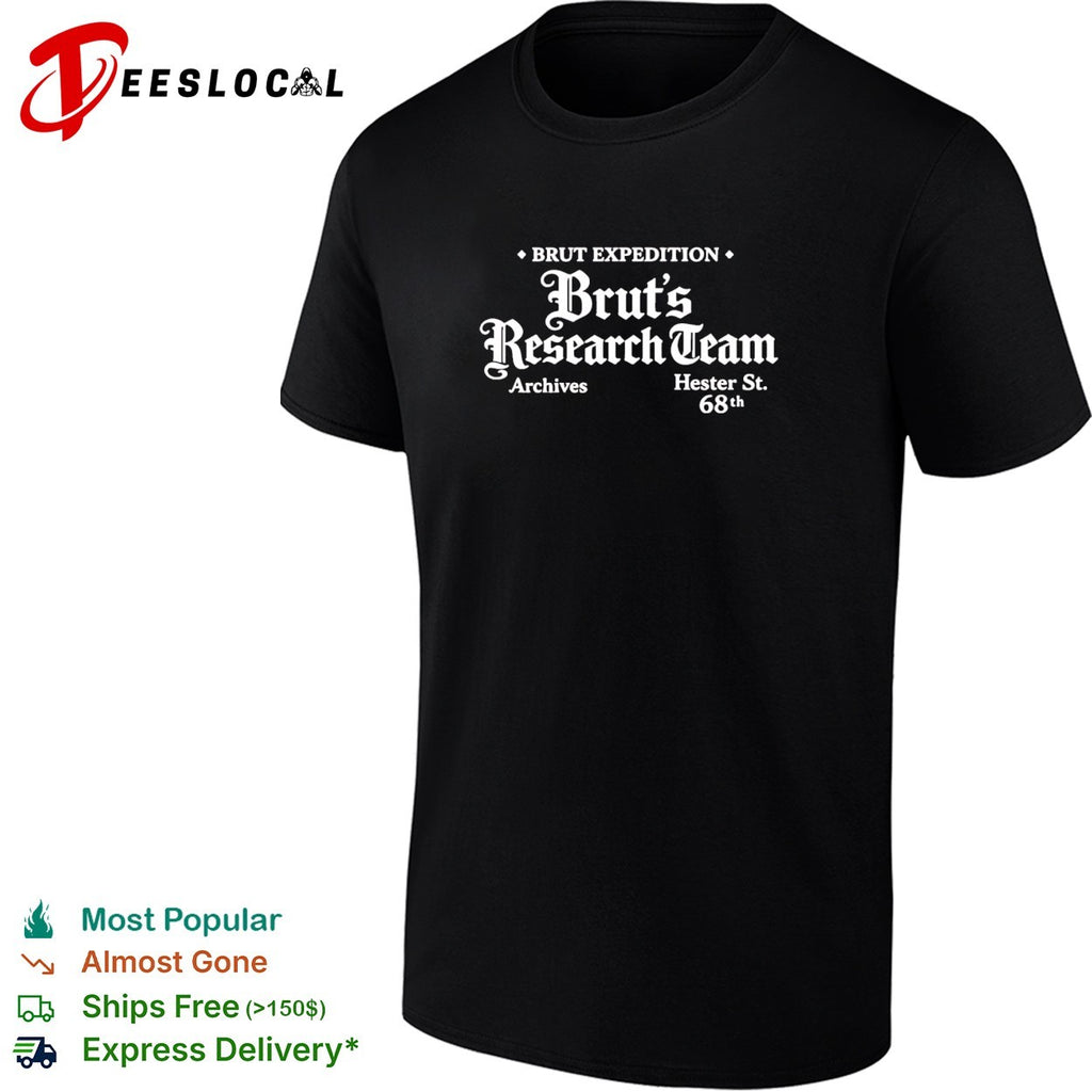 Brut Expedition Brut’s Research Team Hester Street shirt