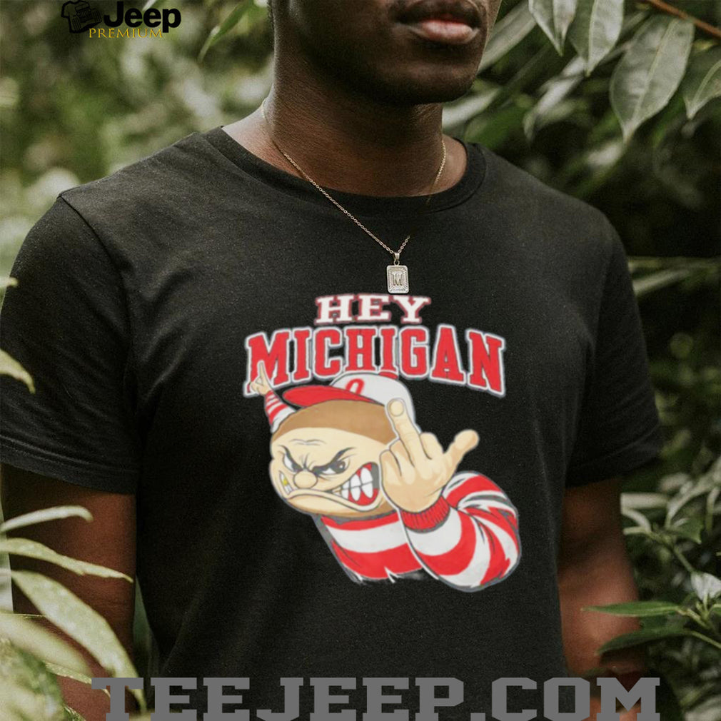 Brutus Buckeye Mascot Speed Hey Michigan shirt