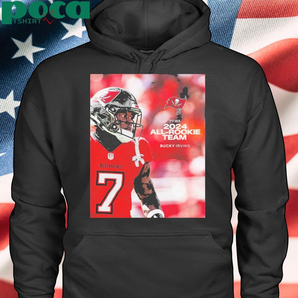 Bucky Irving Tampa Bay Buccaneers 2024 PFWA All Rookie Team Unisex T-Shirt