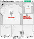 Budapest 26 Arsenal FC Champions League Final 2026 shirt