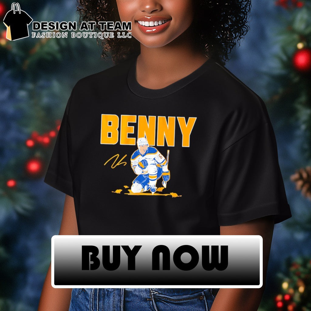 Buffalo hockey player Zach Benson Benny shirt