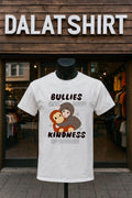 Bullies Are Loud Kindness Is Louder Monkey Hug shirt