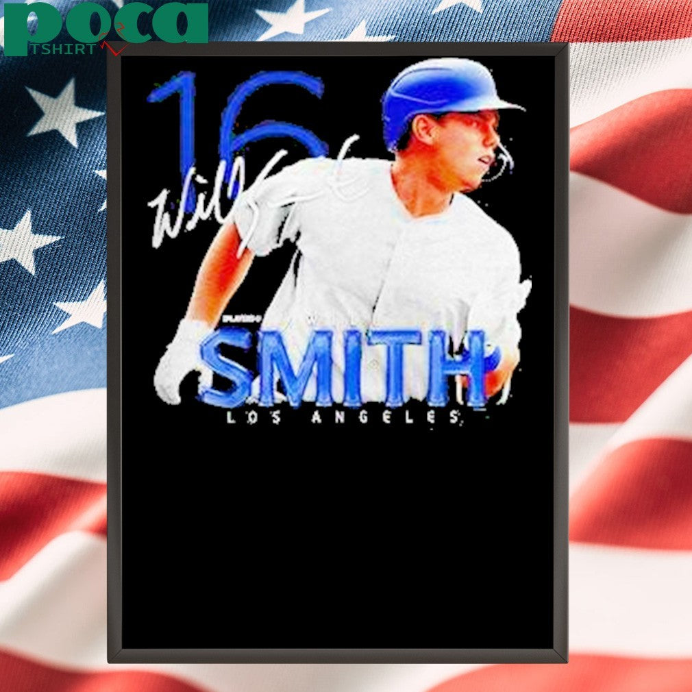 Will Smith 16 Los Angeles Dodgers Signature Shirt