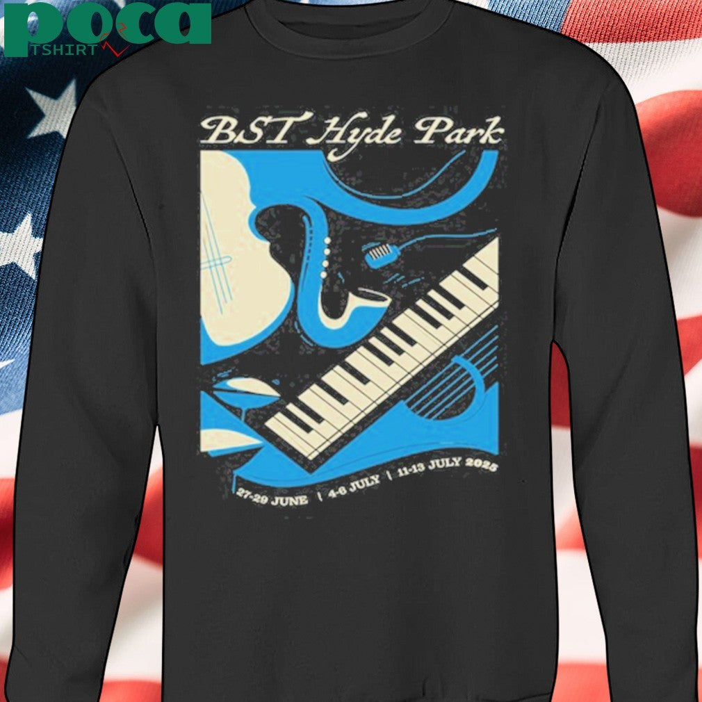 11-13 July 2025 London Piano Keys BST Hyde Park Shirt