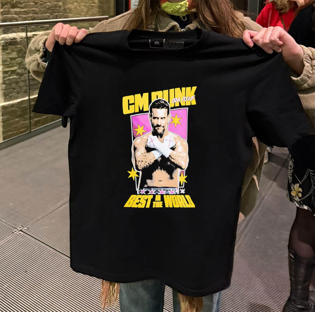 CM Punk Best in the World Wrestling Graphic shirt