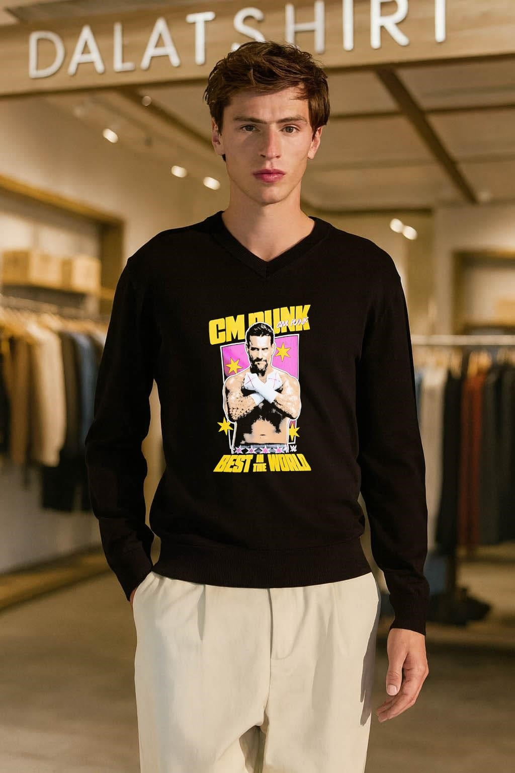 CM Punk Best in the World Wrestling Graphic shirt