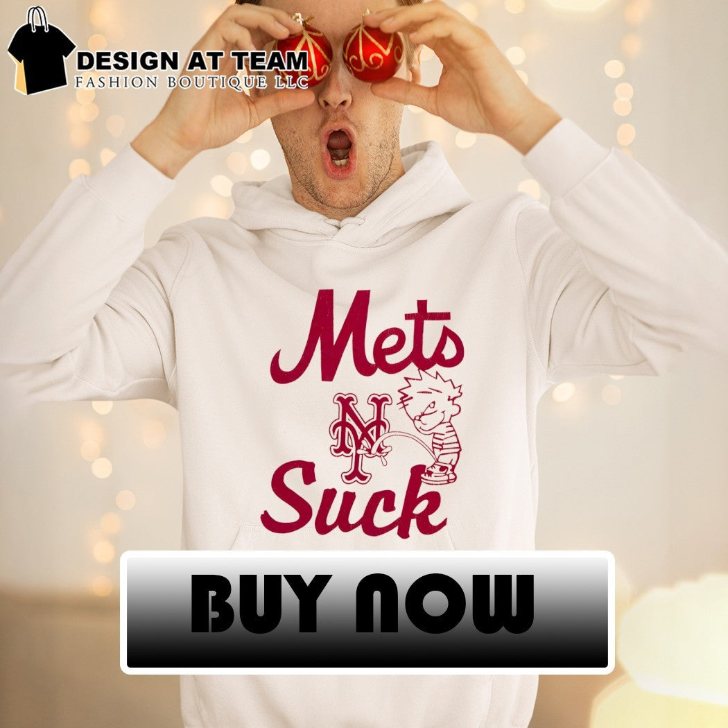 Calvin piss on New York Mets Baseball Mets Suck funny meme shirt