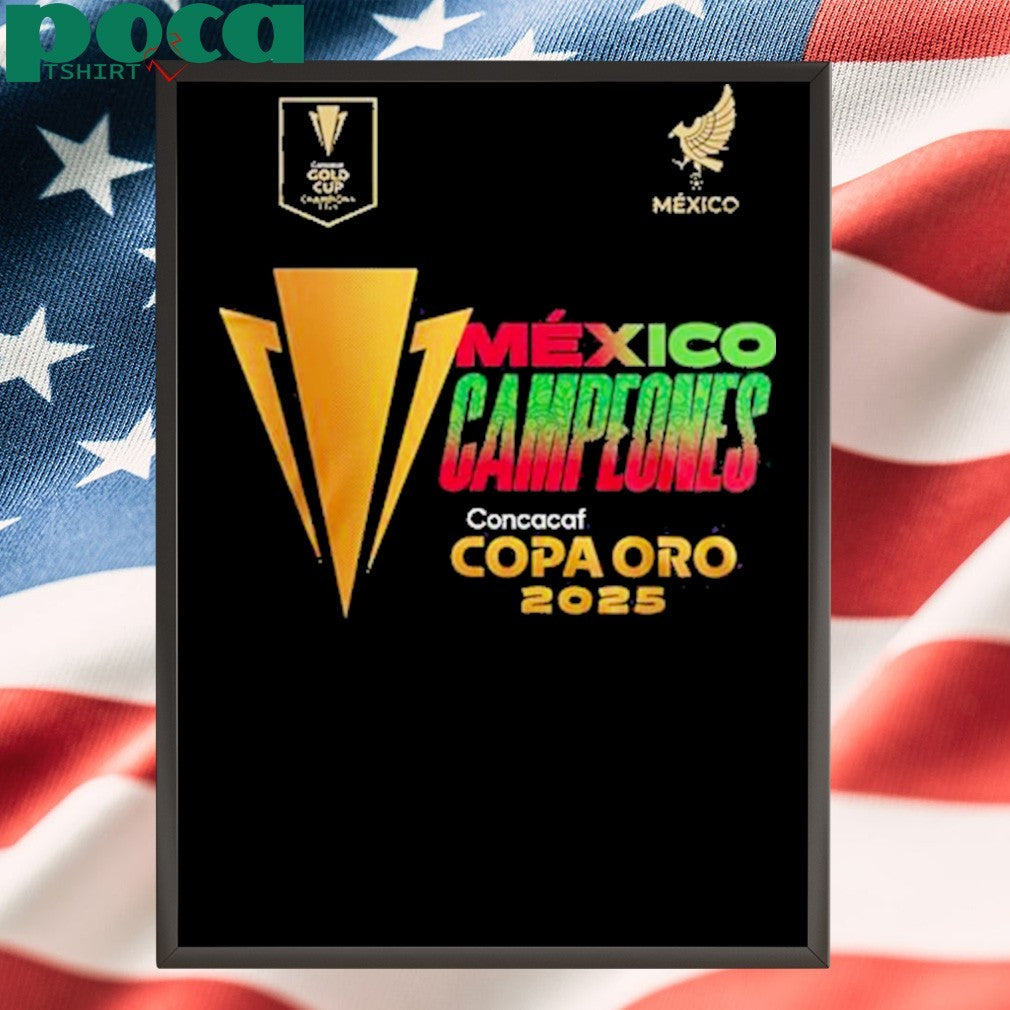 Camiseta del campeon de la Copa Oro de la Concacaf Mexico 2025 shirt