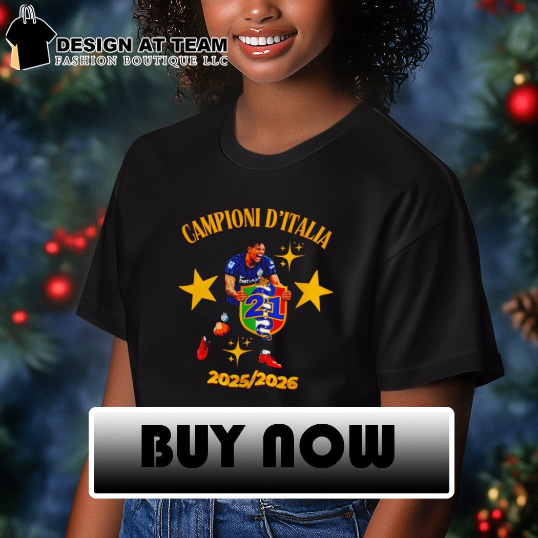 Campioni D’Italia Inter Milan Serie A Champions 2025 26 Nerazzurri shirt