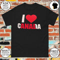 Canadian apparel I heart Canada Anal shirt
