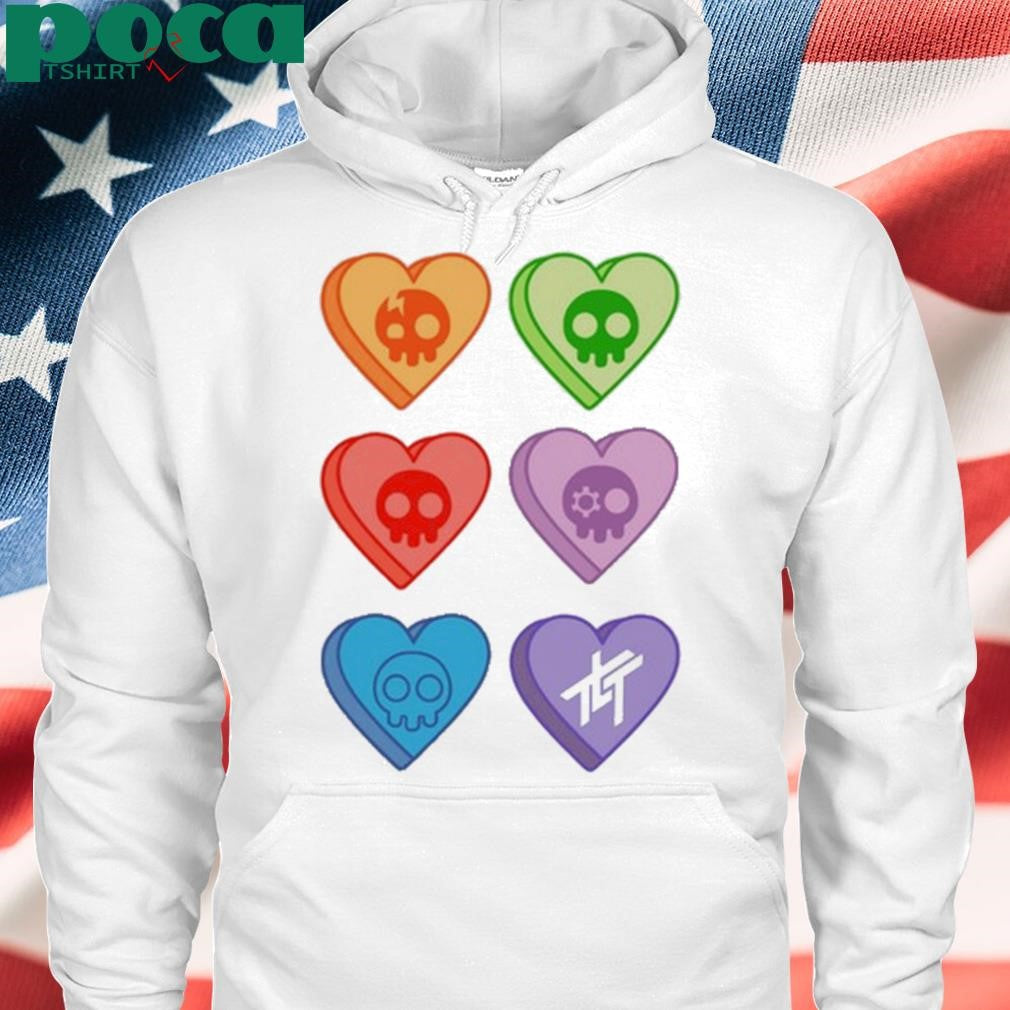 Candy Hearts Baby Doll Shirt