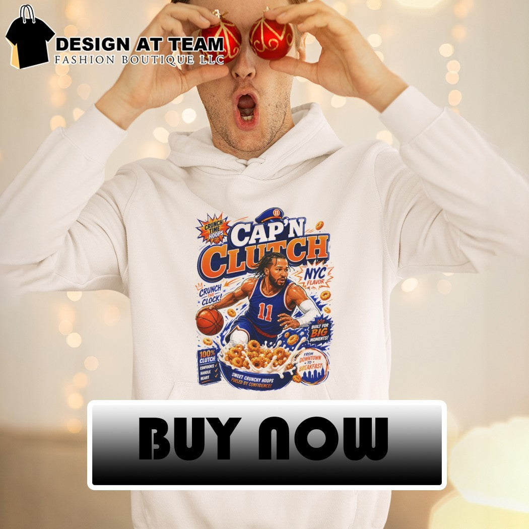Cap’n Clutch Cereal Basketball NYC Jalen Brunson Style shirt
