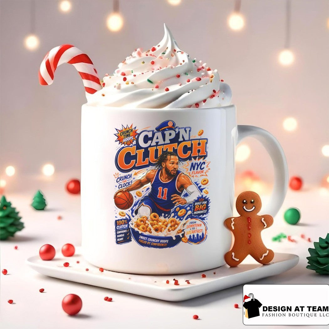 Cap’n Clutch Cereal Basketball NYC Jalen Brunson Style shirt