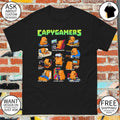 Capygamers tablet gamer driving simulator laptop gamer handheld gamer shirt