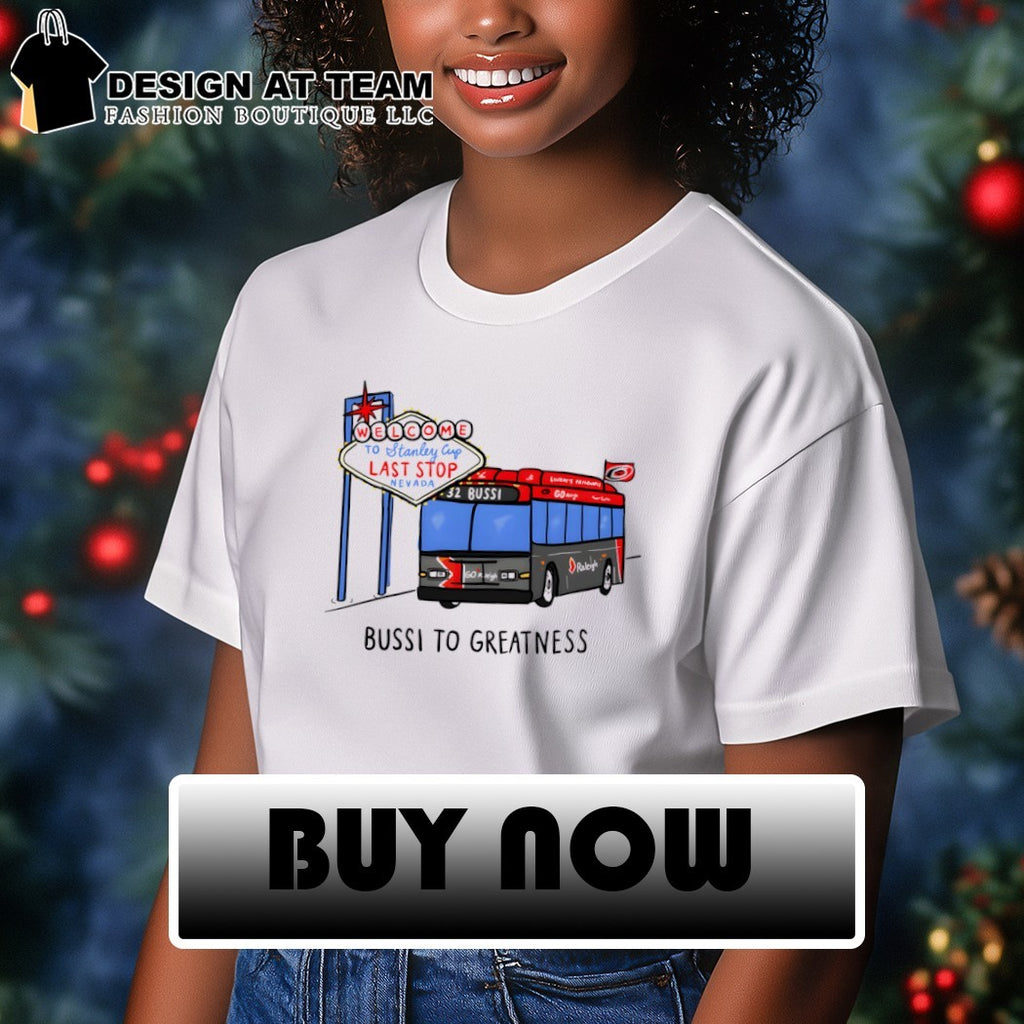 Carolina Hurricanes Hockey Fan Bus Welcome To Stanley Cup Last Stop Nevada shirt