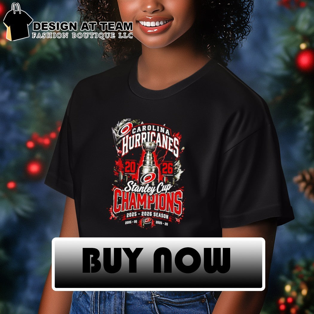 Carolina Hurricanes Hockey Stanley Cup Champions 2025 2026 Season shirt