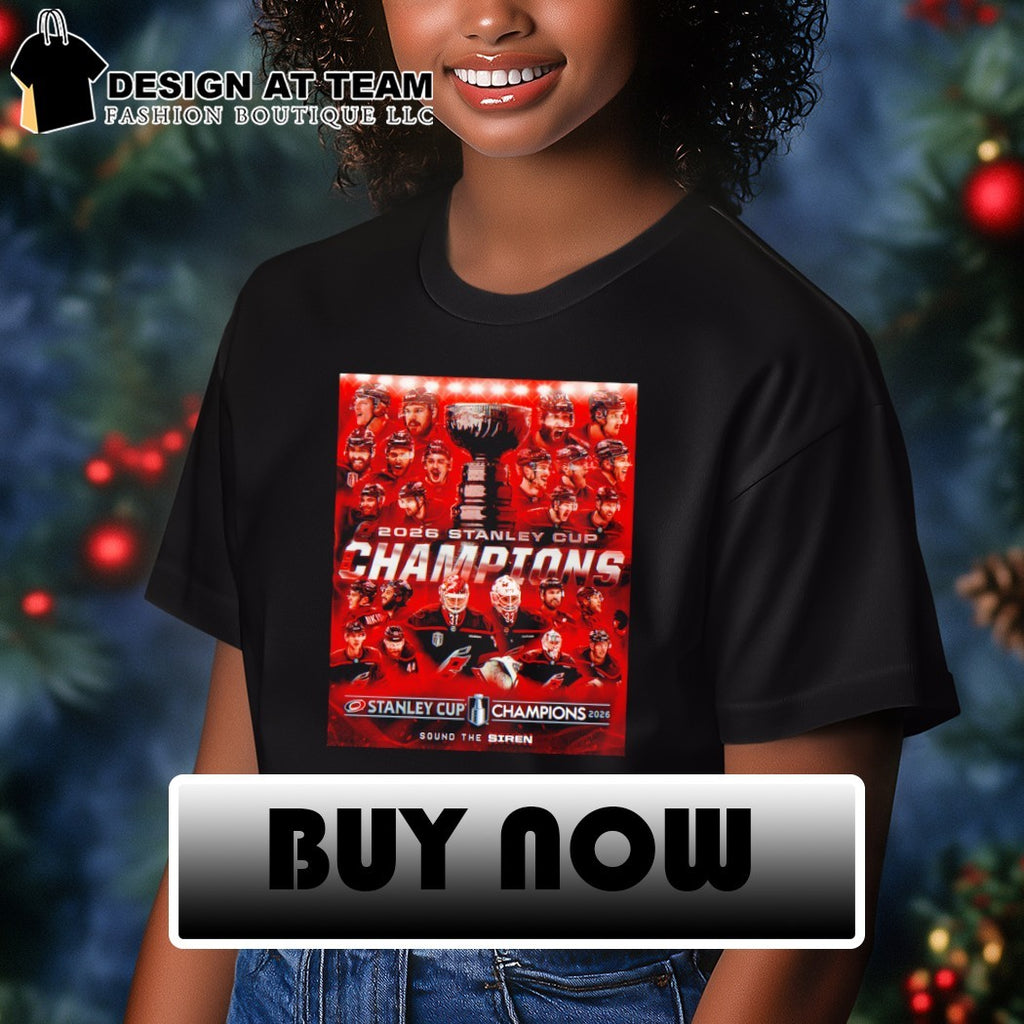 Carolina Hurricanes Ice Hockey Team 2026 Stanley Cup Champions Sound The Siren shirt