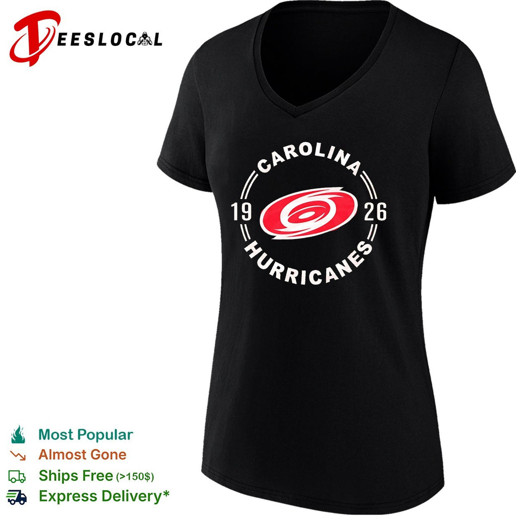 Carolina Hurricanes hockey NHL 1926 retro logo shirt