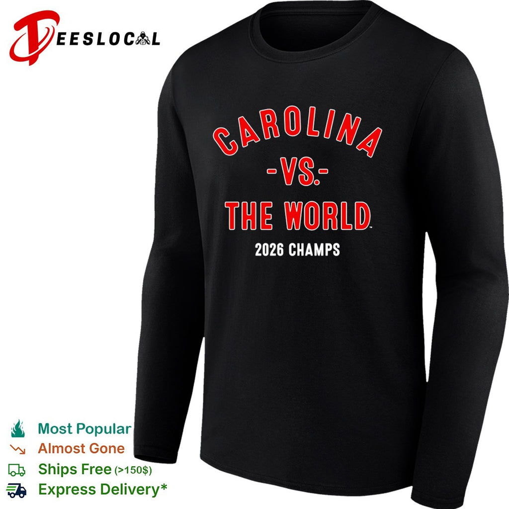 Carolina Hurricanes vs the world 2026 champs shirt