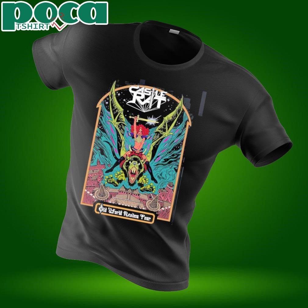 Castle Rat Old World Realms Tour Europe And UK Tour 2025 Tour Dates Merch Two Sides Unisex T-Shirt
