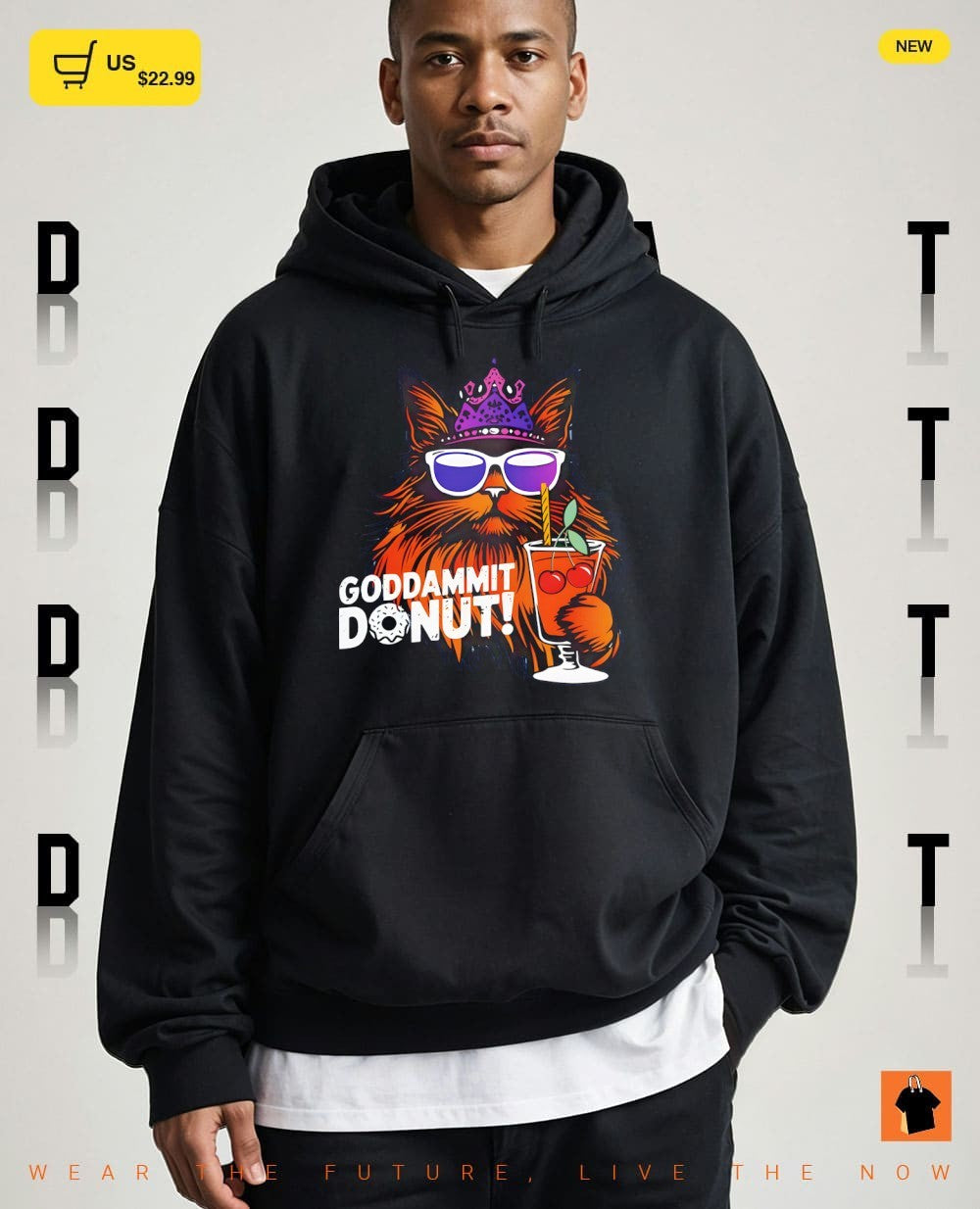 Cat Dungeon Crawler Carl Goddamnit Donut shirt