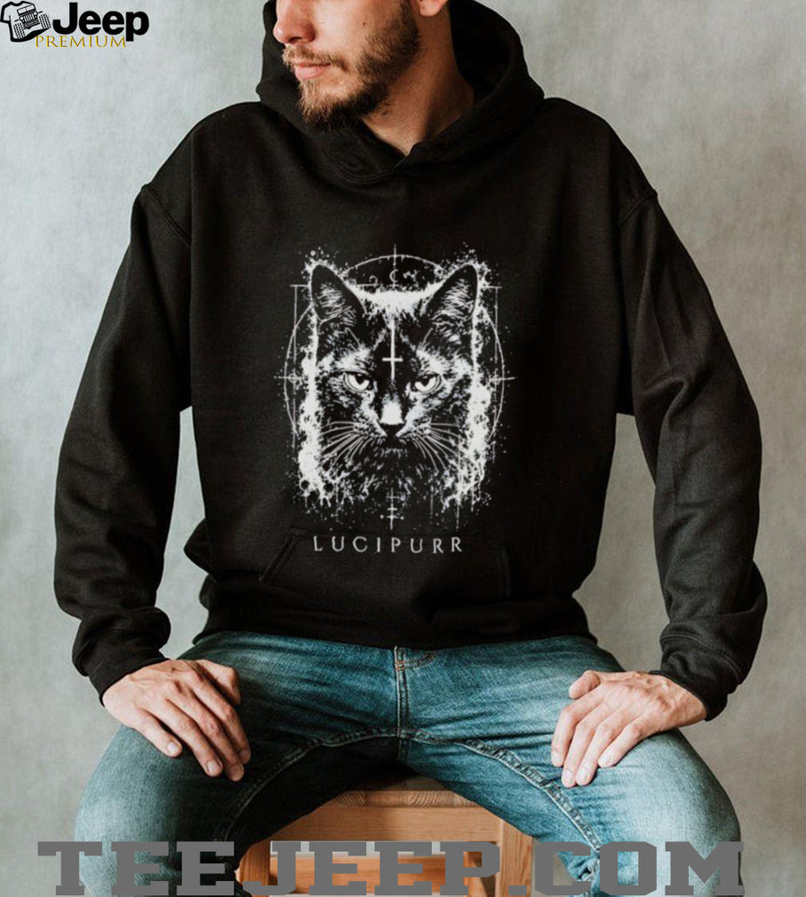 Cat Lucipurr illustrated shirt
