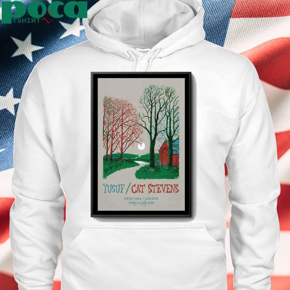 Cat Stevens 2025 BST Hyde Park Event Poster shirt