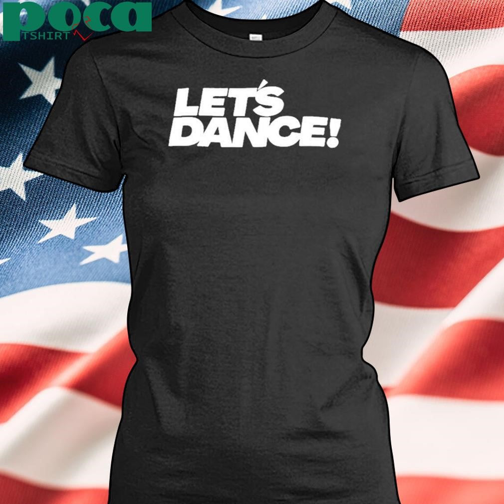 Cate Canning Wearing Lets Dance Shirt