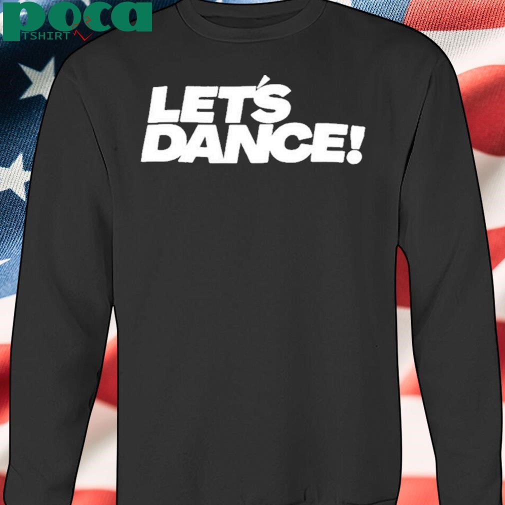Cate Canning Wearing Lets Dance Shirt