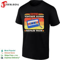 Certified vintage audio repair tech shirt
