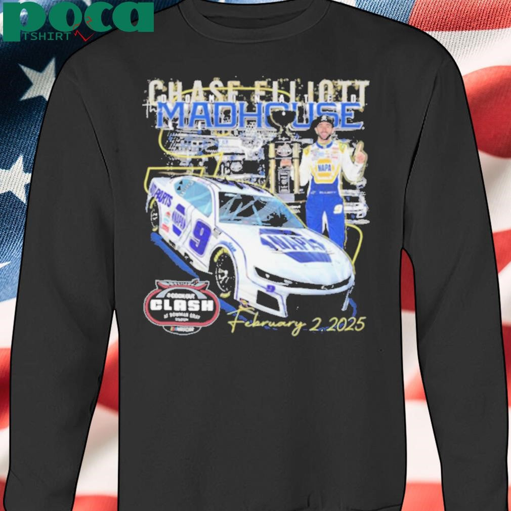 Chase Elliott Wins At Bowman Gray Stadium Dominated The Mad House February 2 2025 t shirt