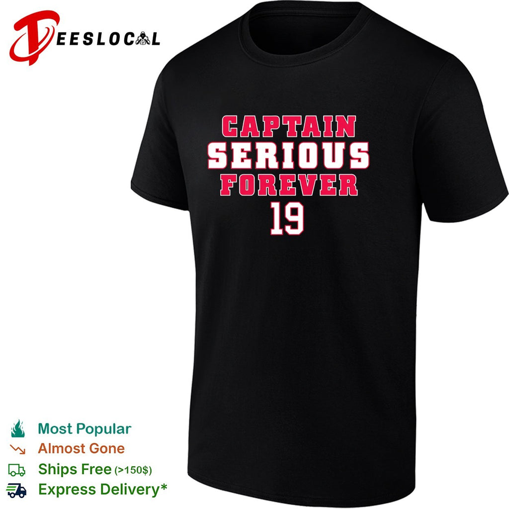 Chicago Blackhawks captain serious forever Jonathan Toews 19 shirt