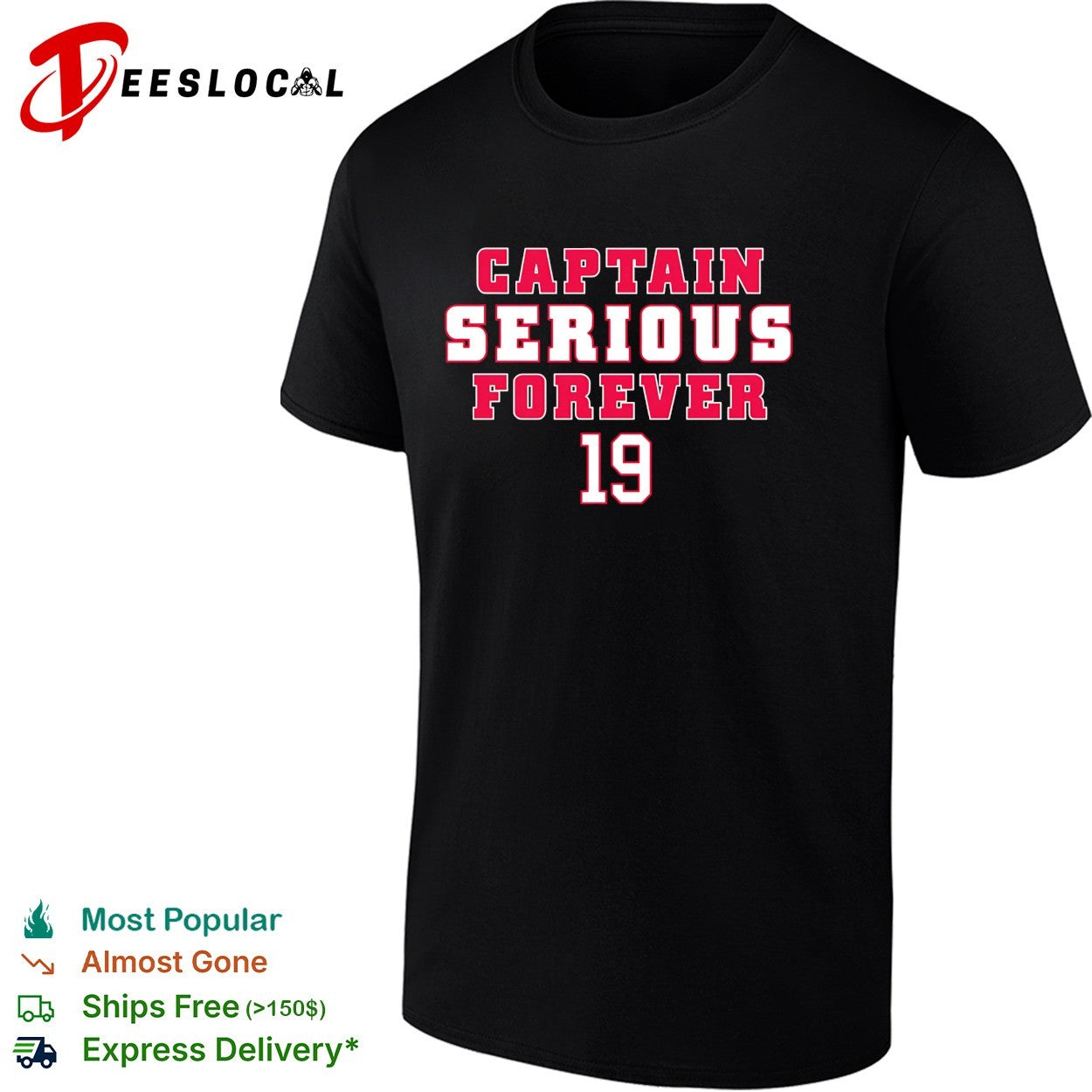 Chicago Blackhawks captain serious forever Jonathan Toews 19 shirt