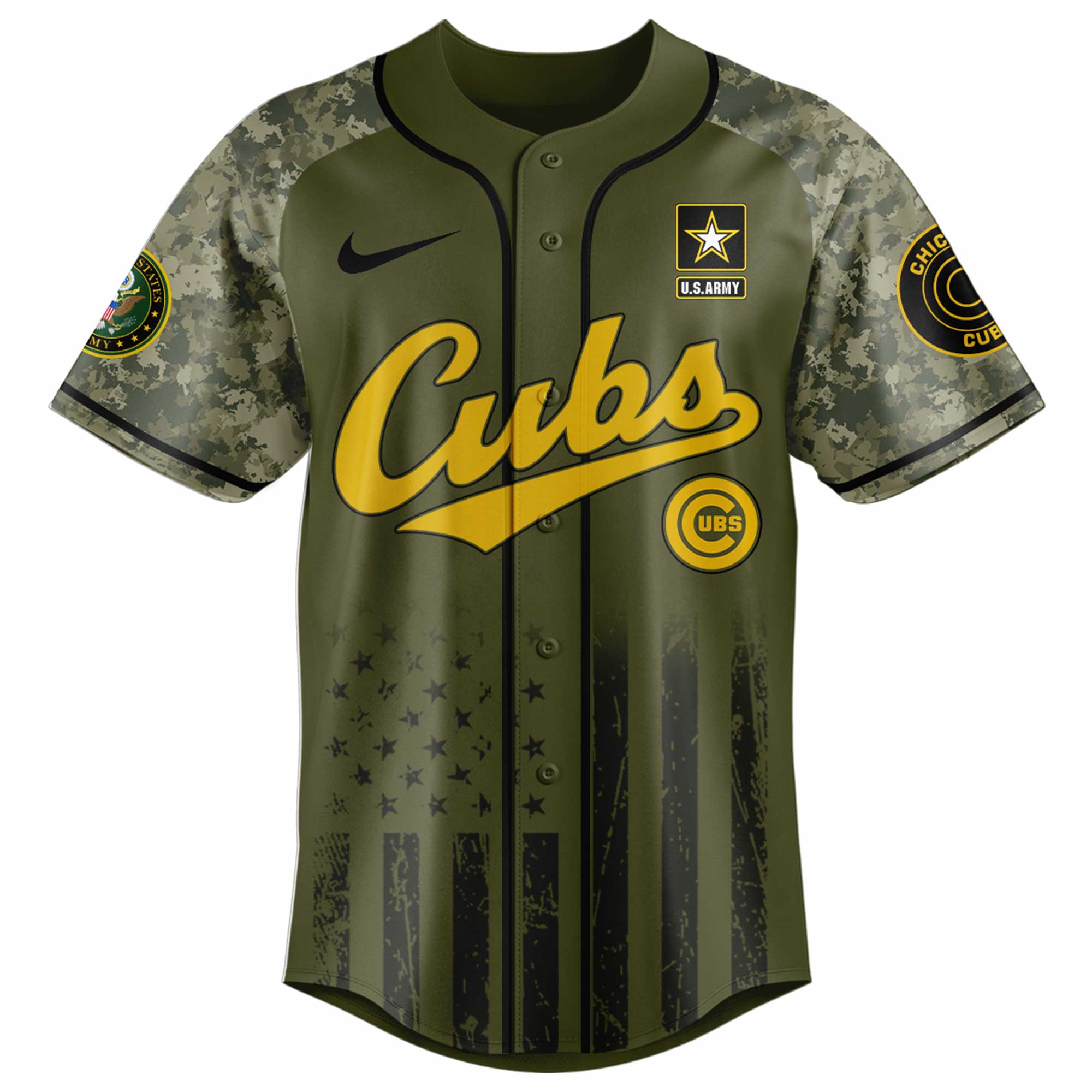 Chicago Cubs MLB 250 U.S. Army Jersey