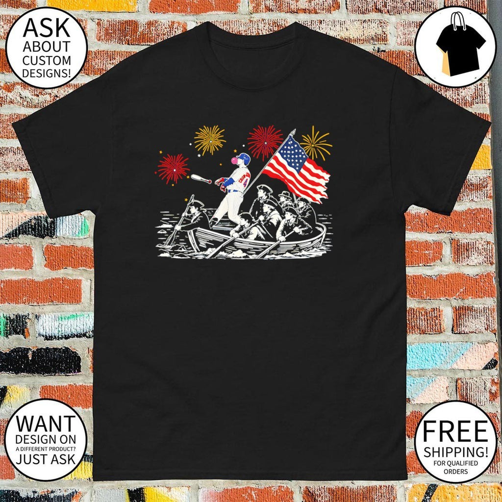 Chicago Cubs PCA crossing the delaware 4th Of July shirt