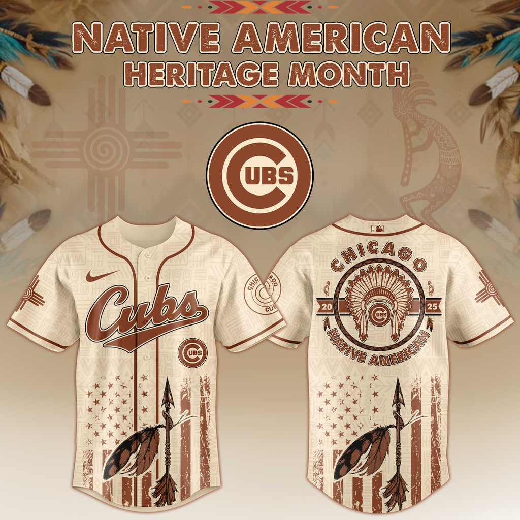 Chicago Cubs Native American Heritage Month Jersey 2025